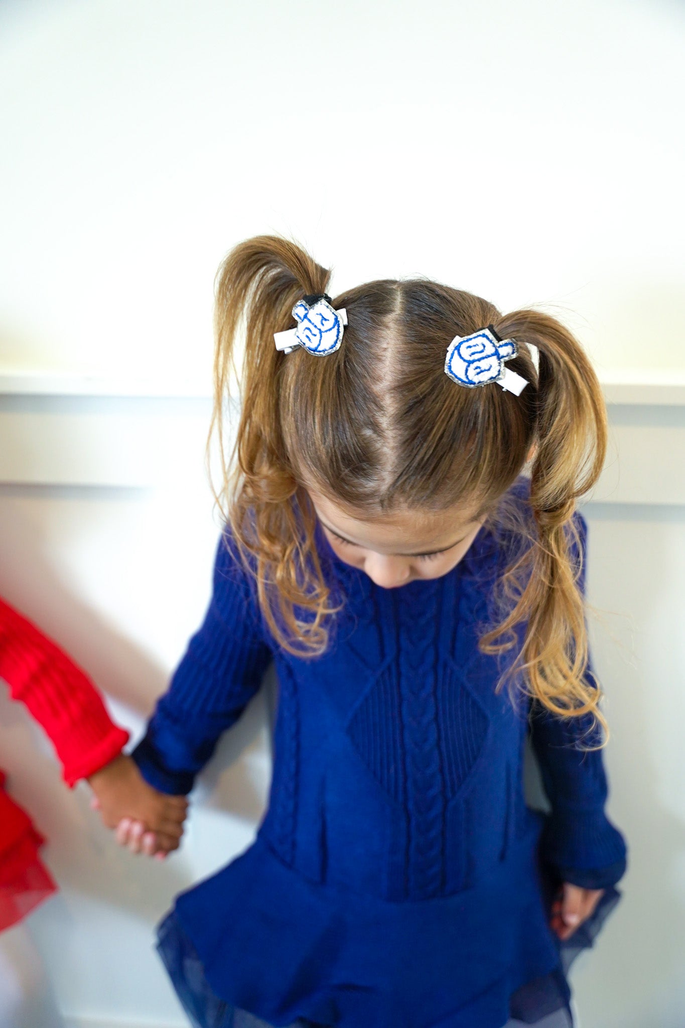 dreidel glitter clips