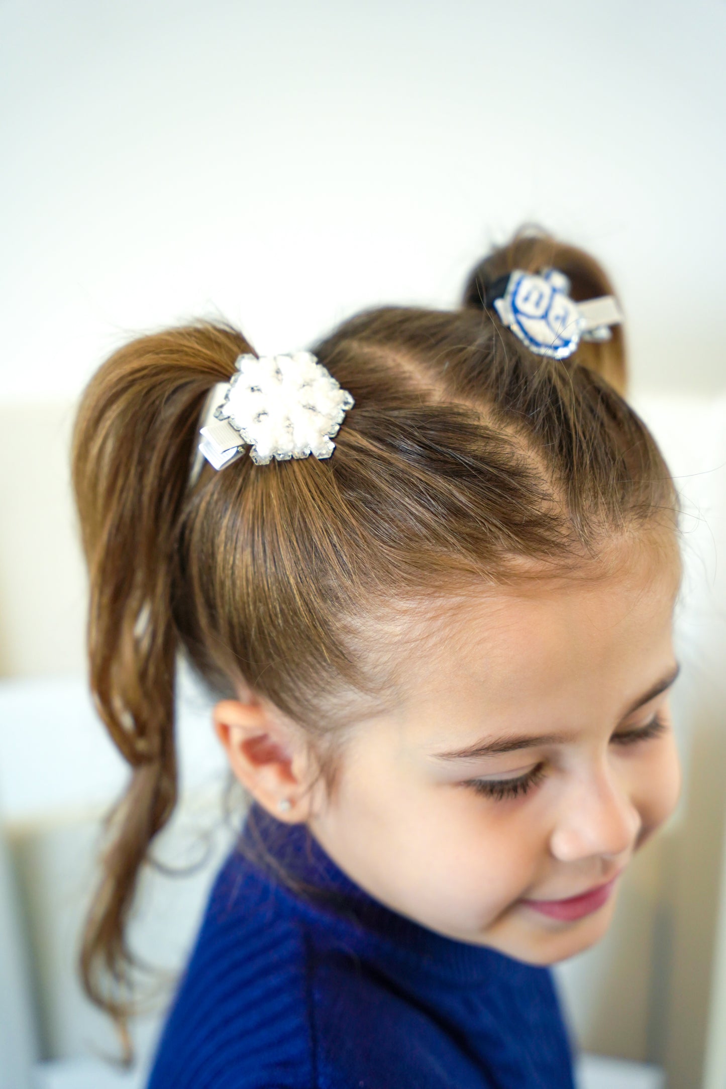 dreidel glitter clips