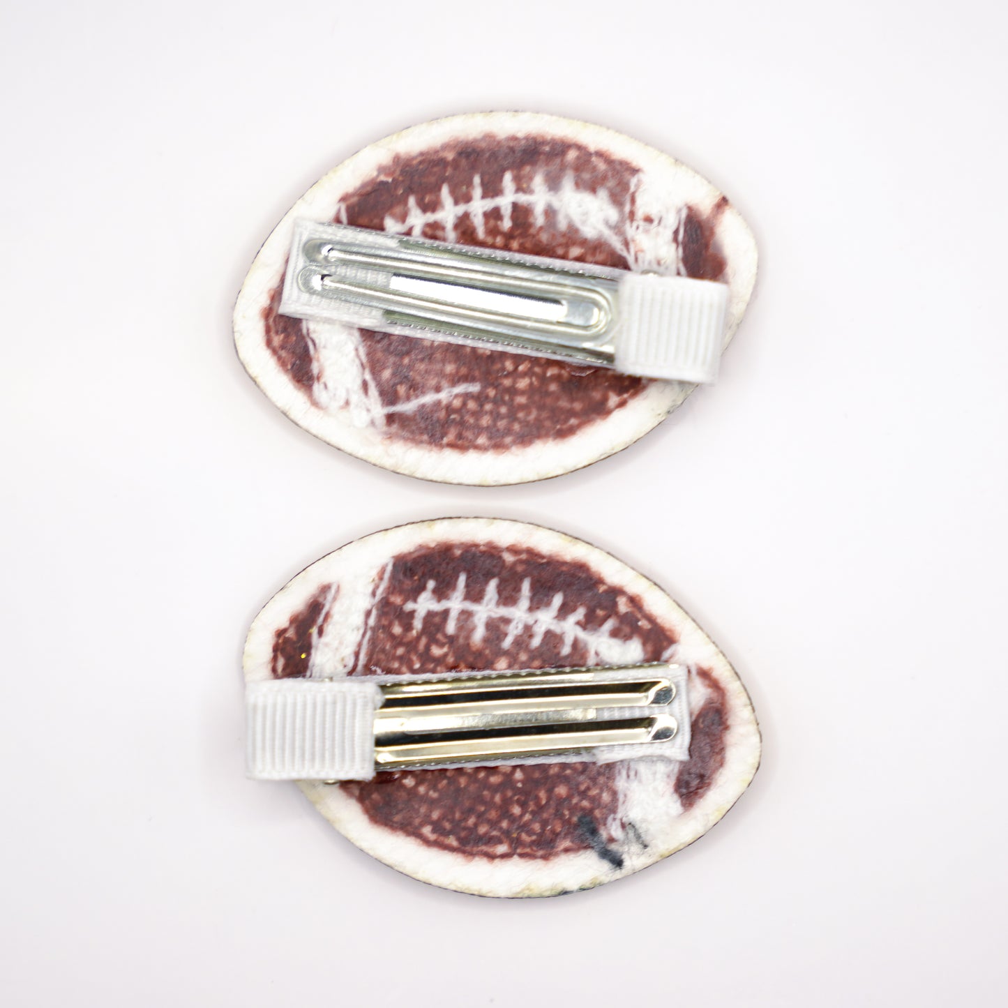 football glitter clips