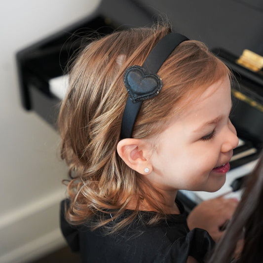 holiday satin headband